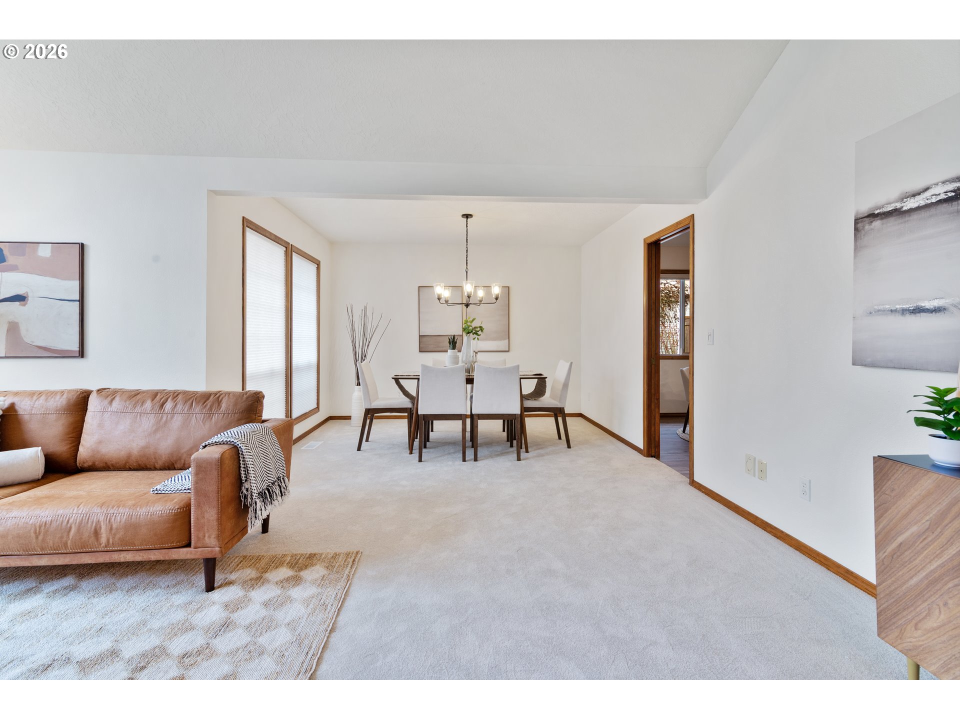 2730 Northeast Roberts Avenue Gresham, OR 97030 - Photo 8 of 43 a living room with furniture and a dining table