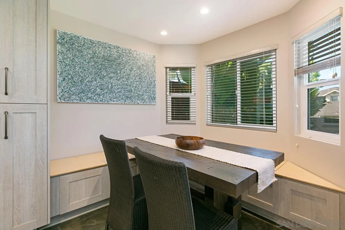 450 Summer View Circle Encinitas, CA 92024 - Photo 13 of 30 a view of a dining room with furniture and window