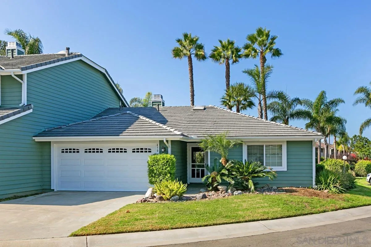 450 Summer View Circle Encinitas, CA 92024 - Photo 2 of 30 a front view of a house with garden