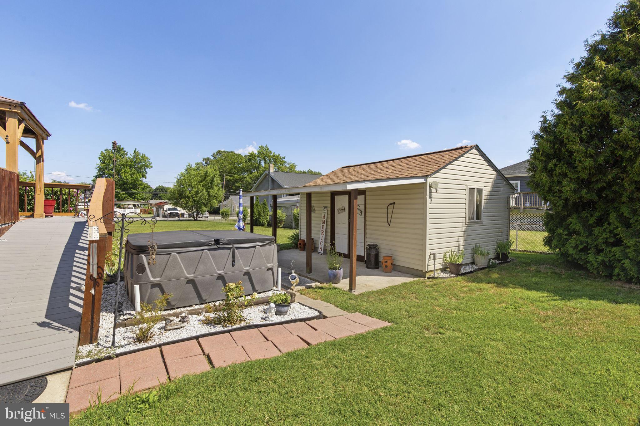 607 Patuxent Avenue Rosedale, MD 21237 - Photo 26 of 35 Hot Tub and Shed