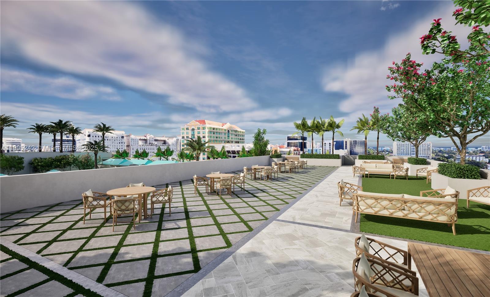 2601 Salzedo Street, Unit 32 Coral Gables, FL 33134 - Photo 18 of 23 a view of a swimming pool outdoor seating