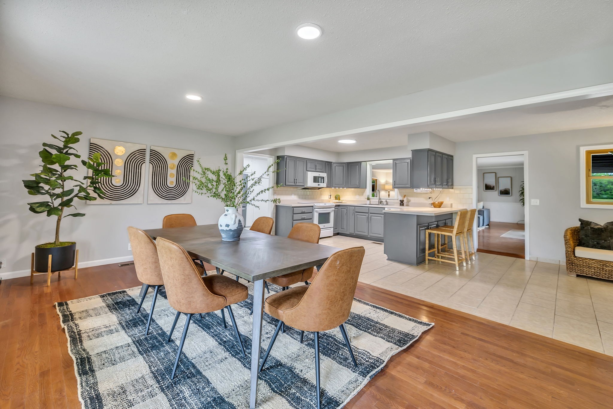 7068 Miller Road Christiana, TN 37037 - Photo 11 of 52 a dining room with furniture and wooden floor