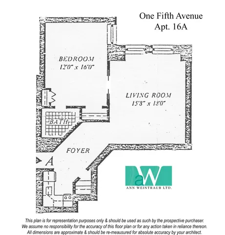 $1,595,000 | 1 5th Avenue, Unit 16A | Greenwich Village