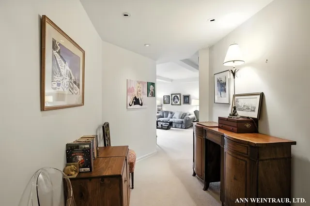 a view of a workspace with furniture