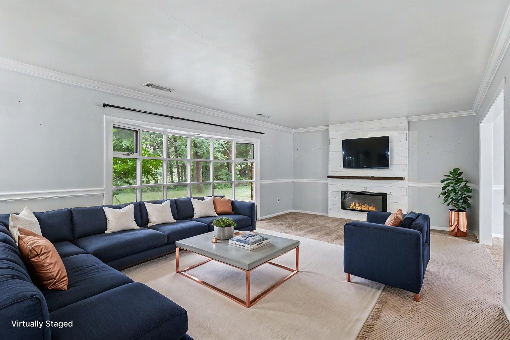 381 Ironstone Ridge Road Lancaster, PA 17603 - Photo 29 of 30 Bright and inviting living space- Virtual Staging