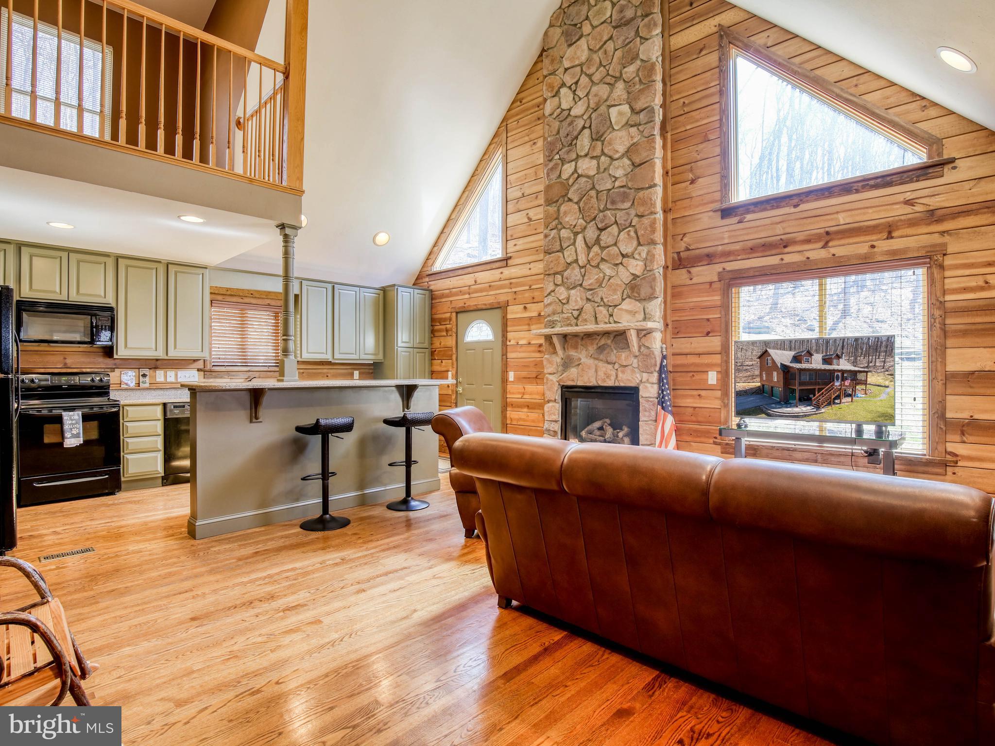 244 Delicious Road Linden, VA 22642 - Photo 8 of 35 Impressive great room w/ fireplace & skylights