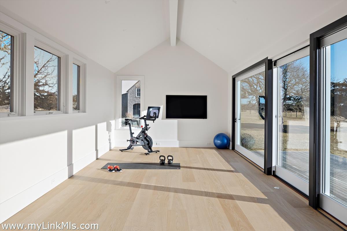 146 Quenames Road Chilmark, MA 02535 - Photo 36 of 77 The Gym with a View