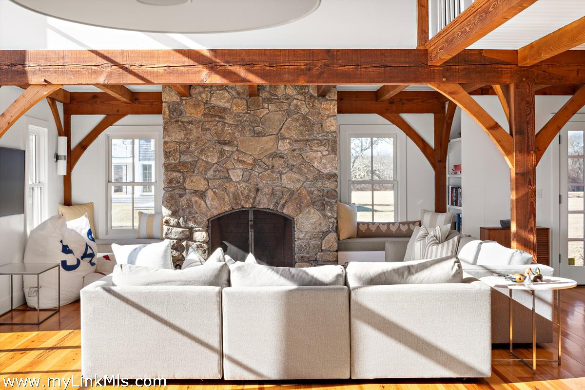 146 Quenames Road Chilmark, MA 02535 - Photo 44 of 77 The Guest House Stone Fireplace