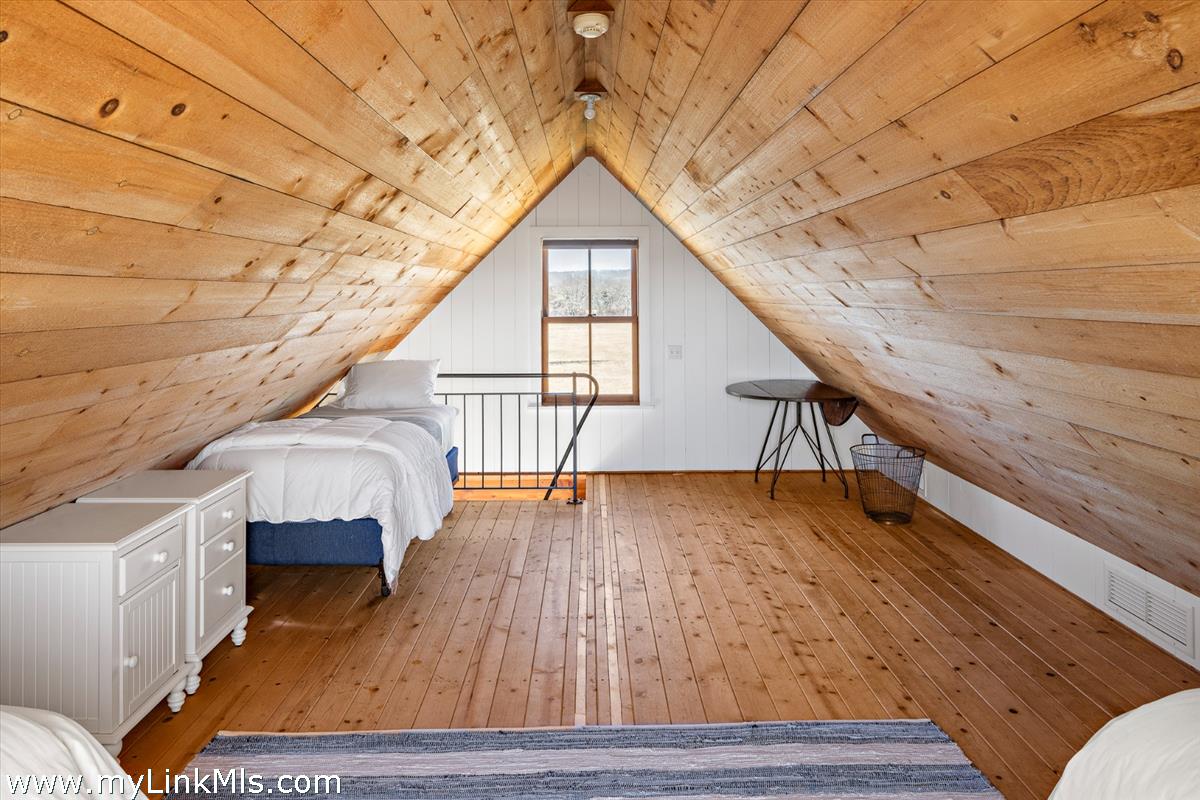 146 Quenames Road Chilmark, MA 02535 - Photo 71 of 77 The Bunk House loft with 3 twin beds
