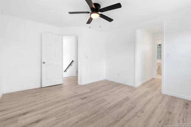 a view of bathroom and utility room