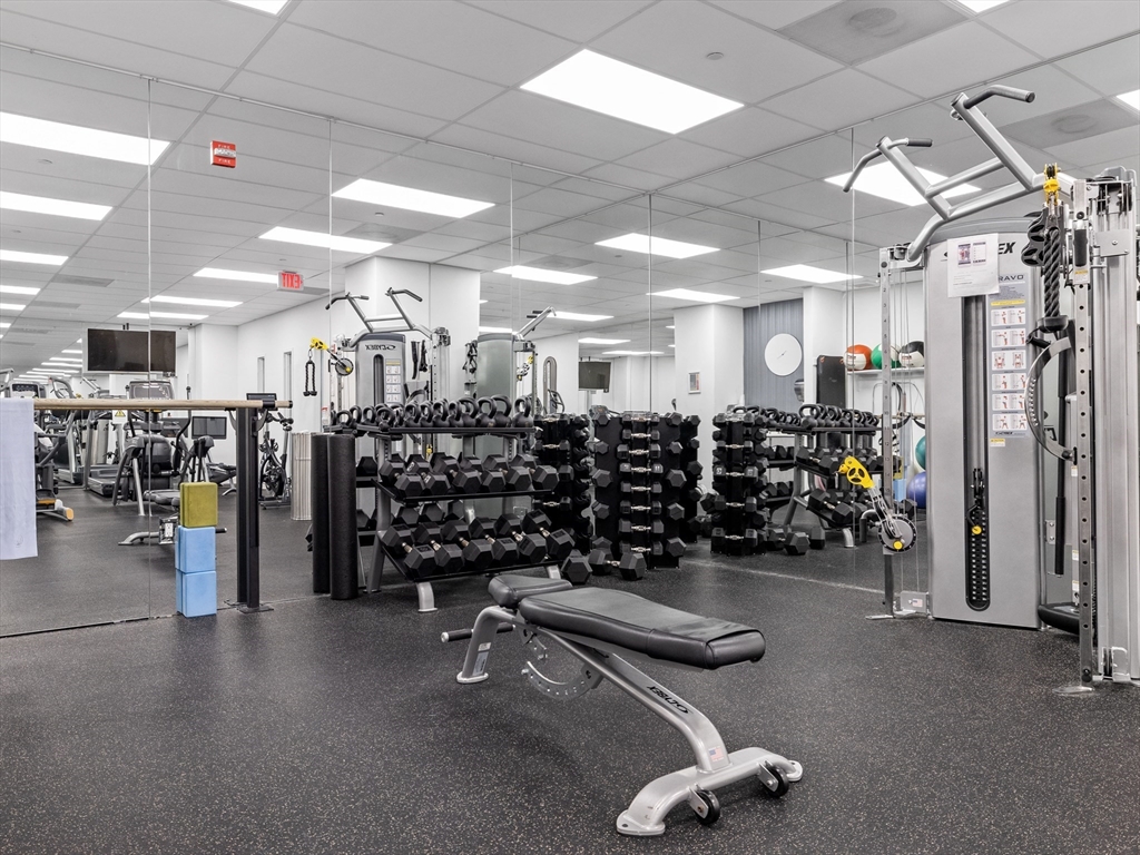 234 Causeway Street, Unit U702 Boston, MA 02114 - Photo 26 of 27 a view of a room with gym equipment