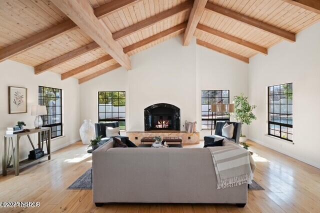 991 College Canyon Road Solvang, CA 93463 - Photo 8 of 29 991 College Cyn liv room wood floors hig