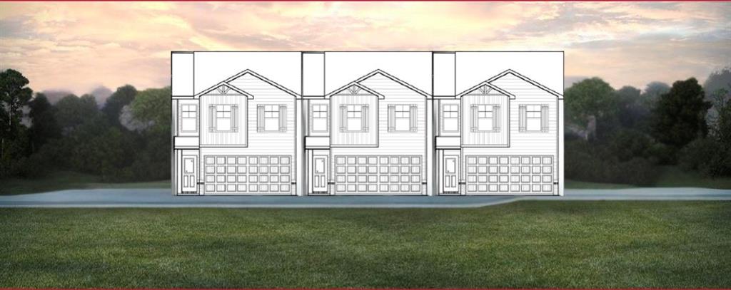 a view of front of a house with a yard