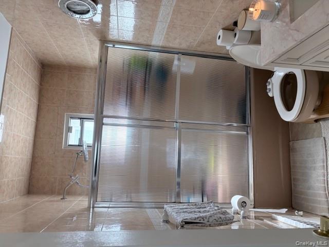 78-18 65th Street Queens, NY 11385 - Photo 8 of 25 a bathroom with a toilet and a sink