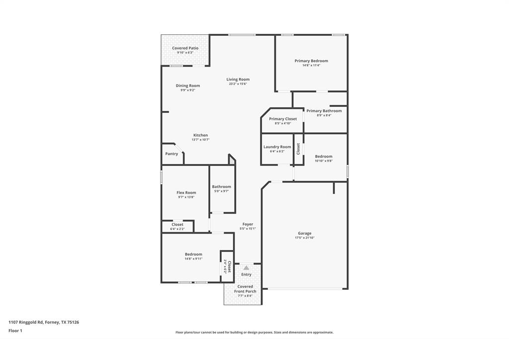 1107 Ringgold Road Forney, TX 75126 - Photo 27 of 27 Floor plan