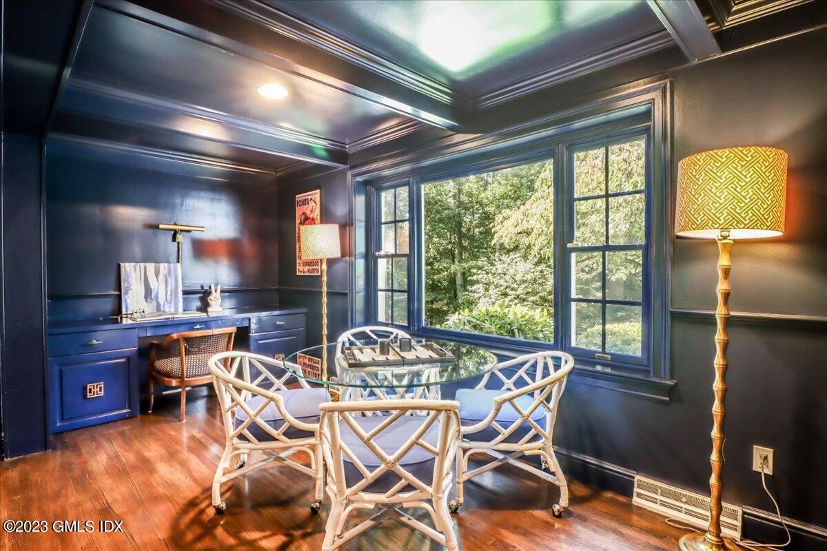 62 North Old Stone Bridge Road Cos Cob, CT 06807 - Photo 12 of 32 a view of a dining room with furniture window and outside view