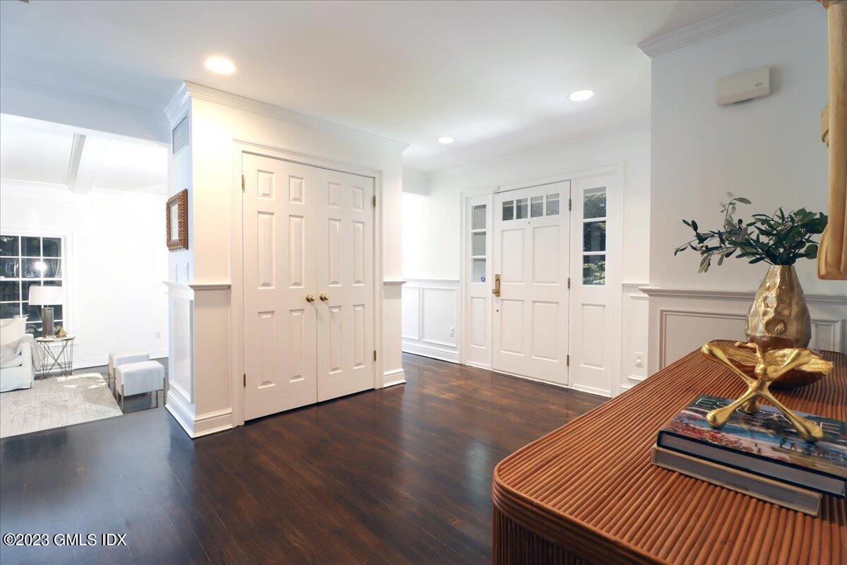 62 North Old Stone Bridge Road Cos Cob, CT 06807 - Photo 26 of 32 a view of kitchen with wooden floor and electronic appliances