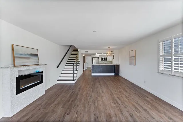wooden floor in an empty room
