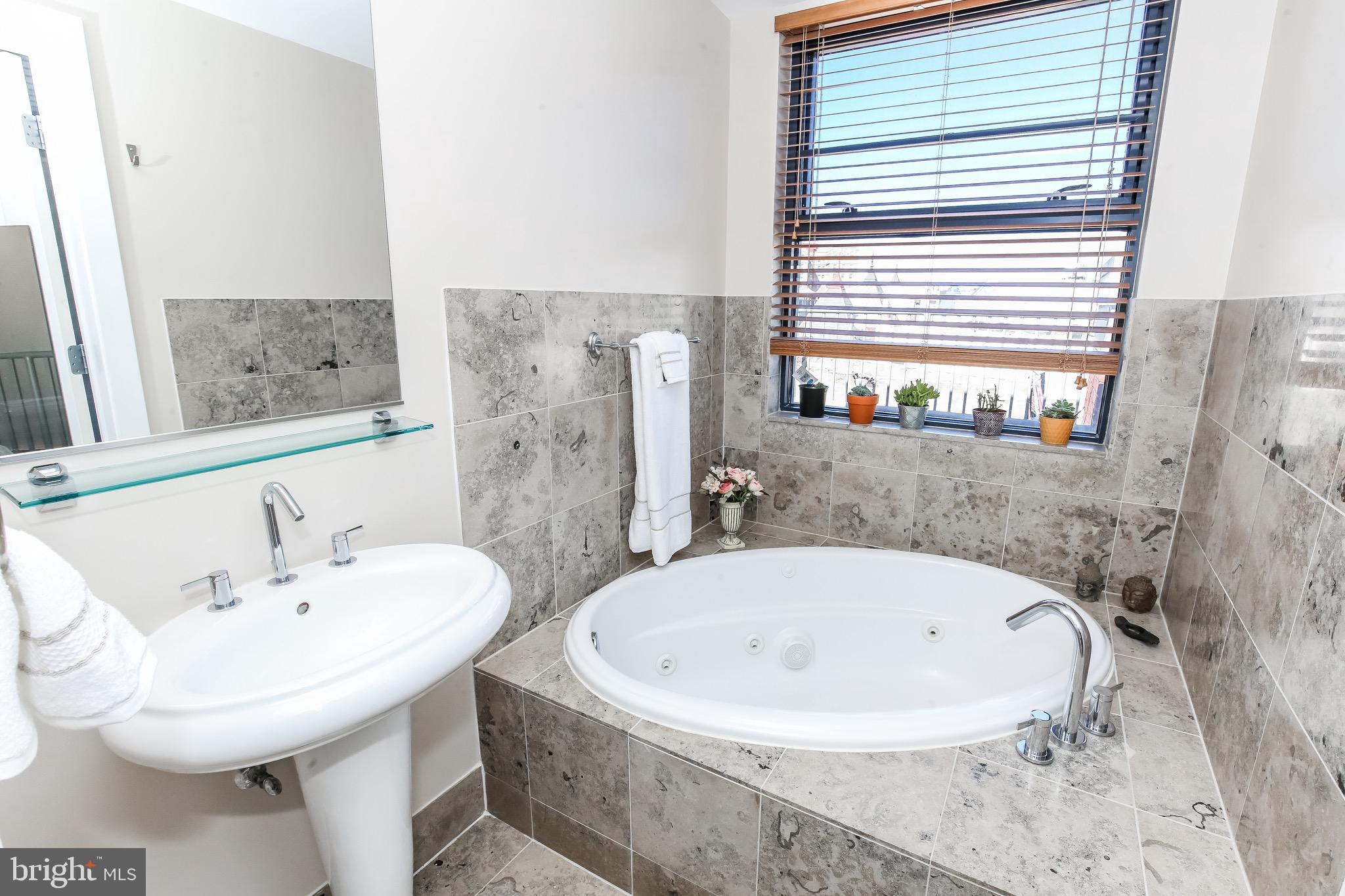 2421 18th Street Northwest, Unit 302 Washington, DC 20009 - Photo 21 of 30 a bathroom with a sink and a bathtub