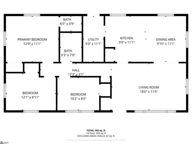 $202,000 | 253 Law Street, Woodruff, SC 29388