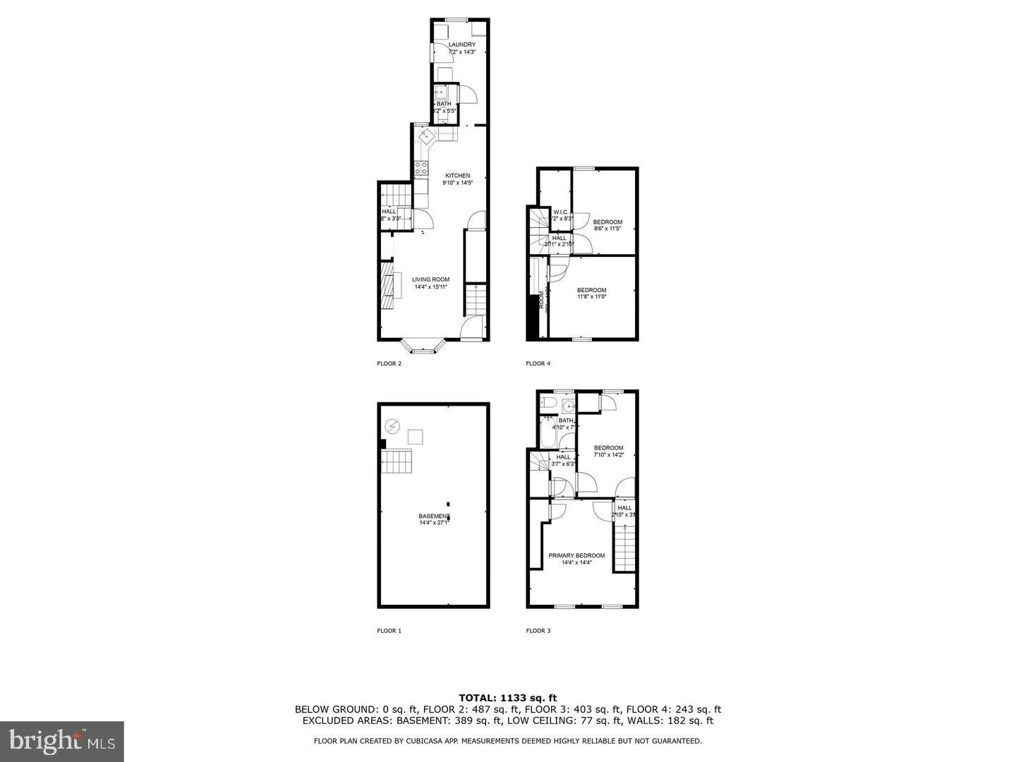 244 Cedar Street Bristol, PA 19007 - Photo 18 of 18 a picture of floor plan