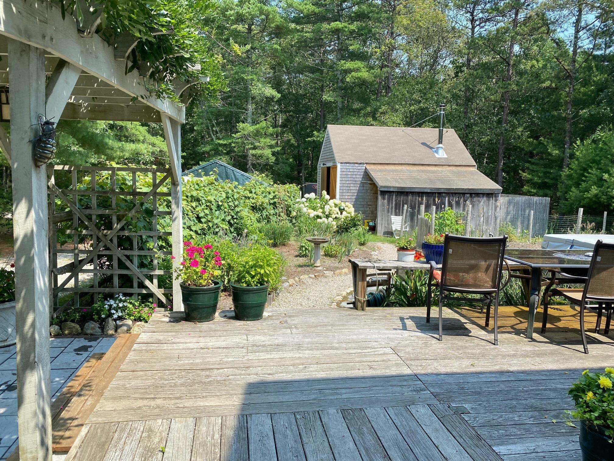190 Little River Road Cotuit, MA 02635 - Photo 21 of 23 a house view with a seating space