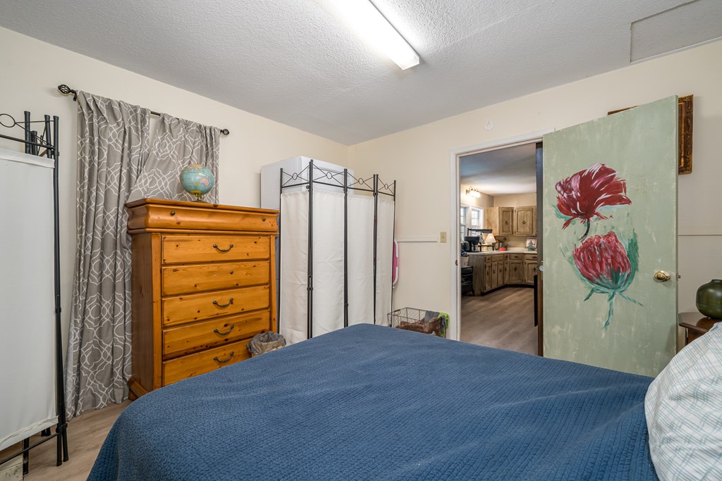 1813 John Smith Road East Blairsville, GA 30512 - Photo 14 of 41 a bedroom with a bed and a closet