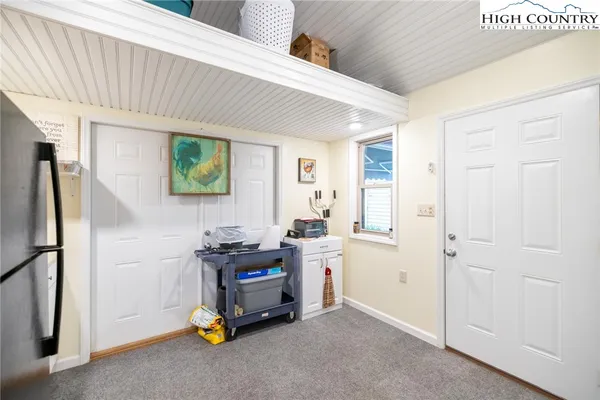a view of a storage & utility room