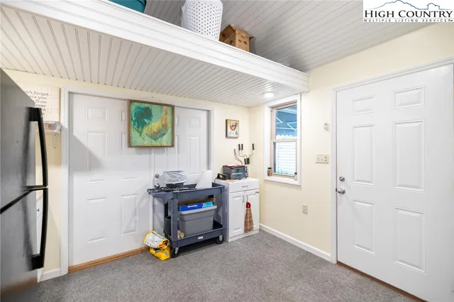 a view of a storage & utility room