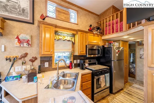 a view of a living room with a tv