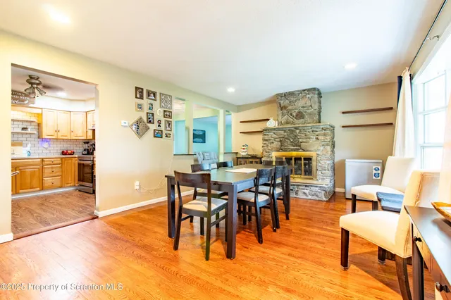 a bedroom with furniture and a chandelier