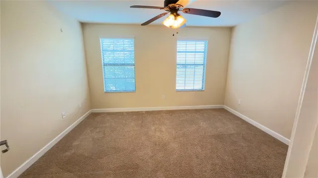 a view of a room with a wardrobe space