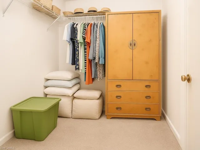 a view of livingroom with furniture