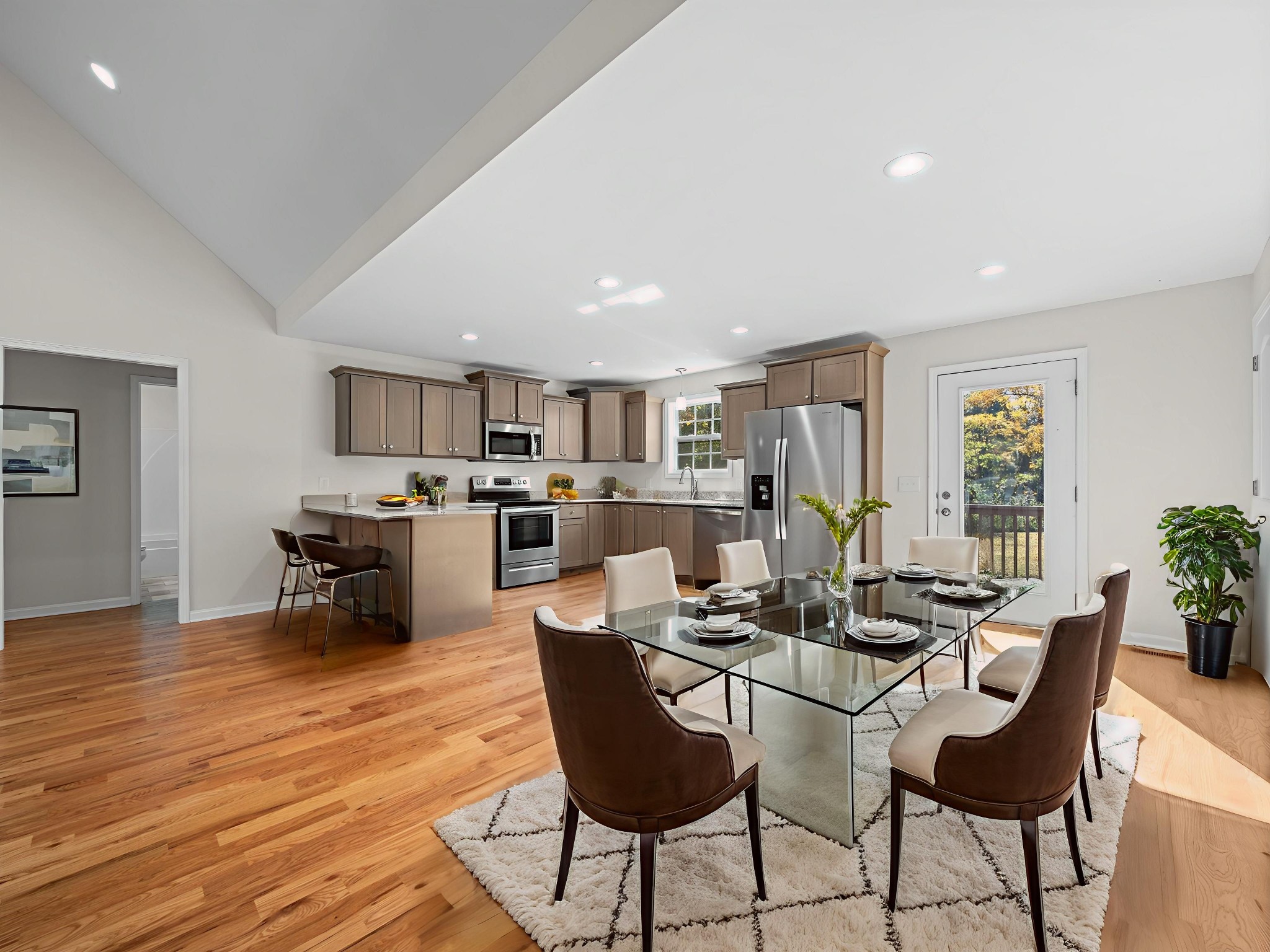 4413 Taylor Road Springfield, TN 37172 - Photo 8 of 28 a dining room with furniture and wooden floor