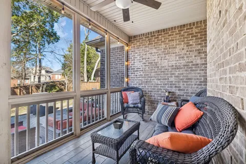 an aerial view of a city with lots of residential buildings