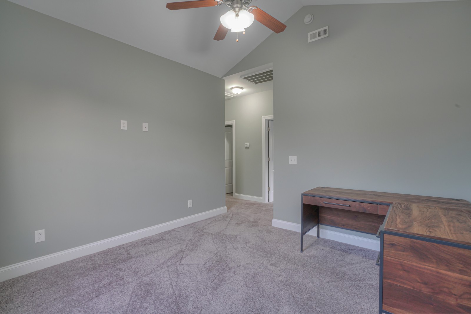 214 Rowlette Circle Murfreesboro, TN 37127 - Photo 19 of 27 en empty room with stairs and wooden floor