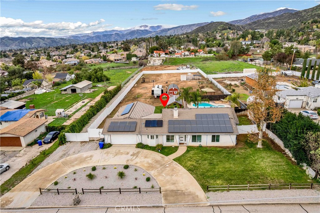 35716 Wildwood Canyon Road Yucaipa, CA 92399 - Photo 50 of 57 an aerial view of a house