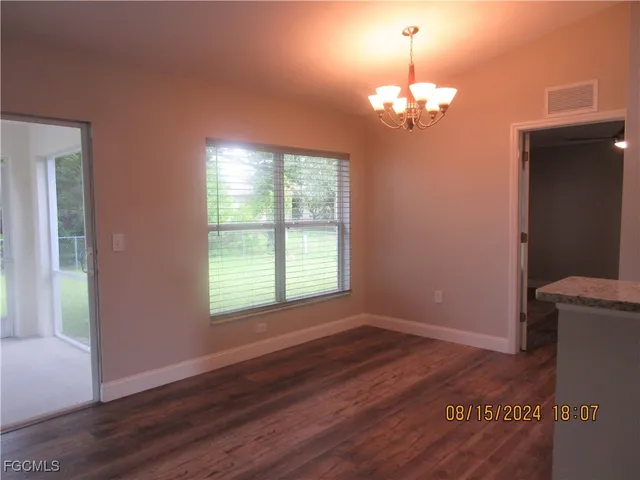 a view of front door