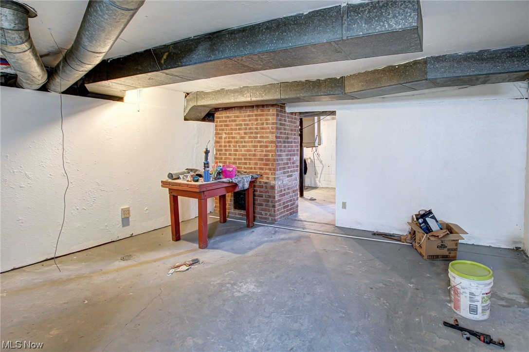 3423 Westbury Road Cleveland, OH 44120 - Photo 16 of 38 Basement featuring brick wall