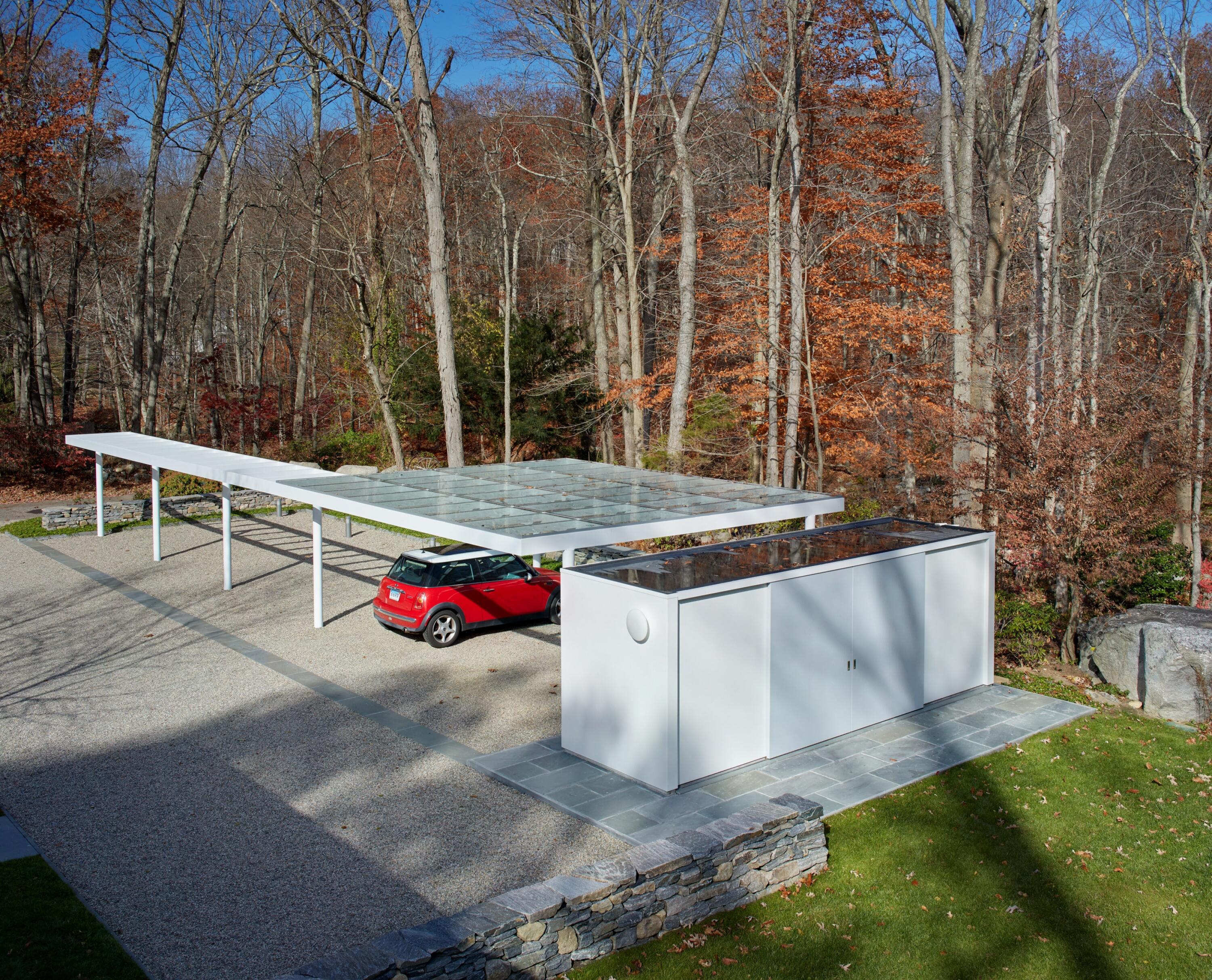 431 Valley Road New Canaan, CT 06840 - Photo 27 of 32 a view of roof deck with chair and wooden fence