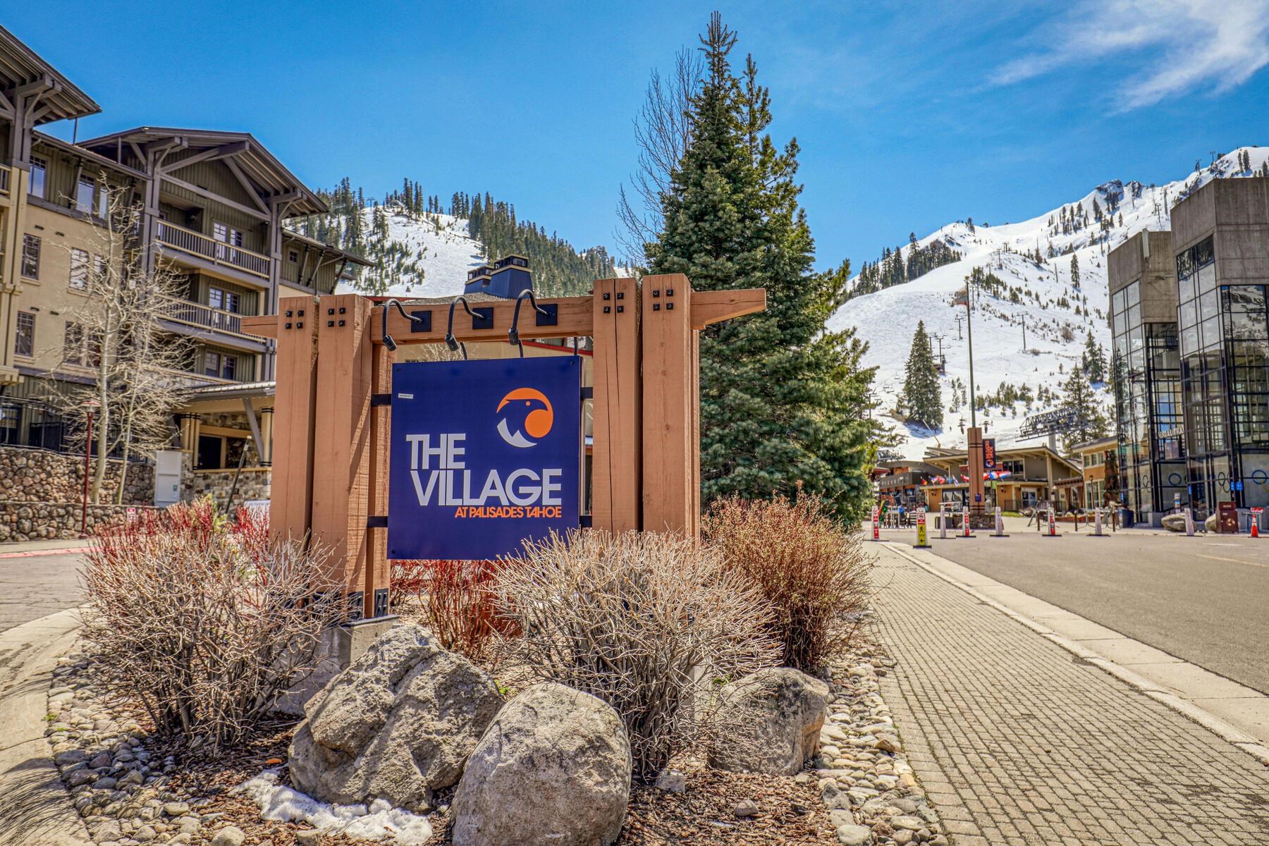 1750 Village East Road, Unit 5418 Olympic Valley, CA 96146 - Photo 18 of 21 a street sign on a pole on a street