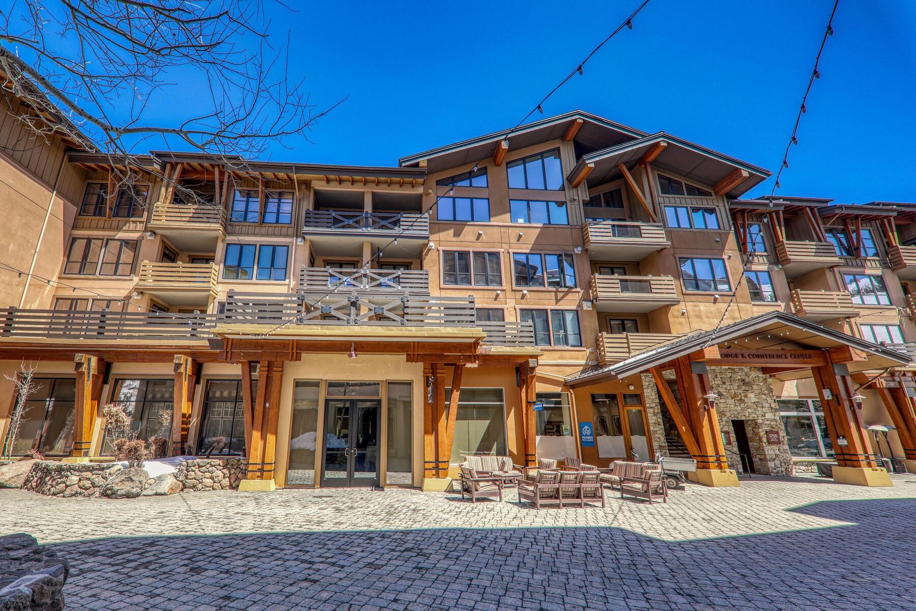 1750 Village East Road, Unit 5418 Olympic Valley, CA 96146 - Photo 21 of 21 a front view of a building and a street