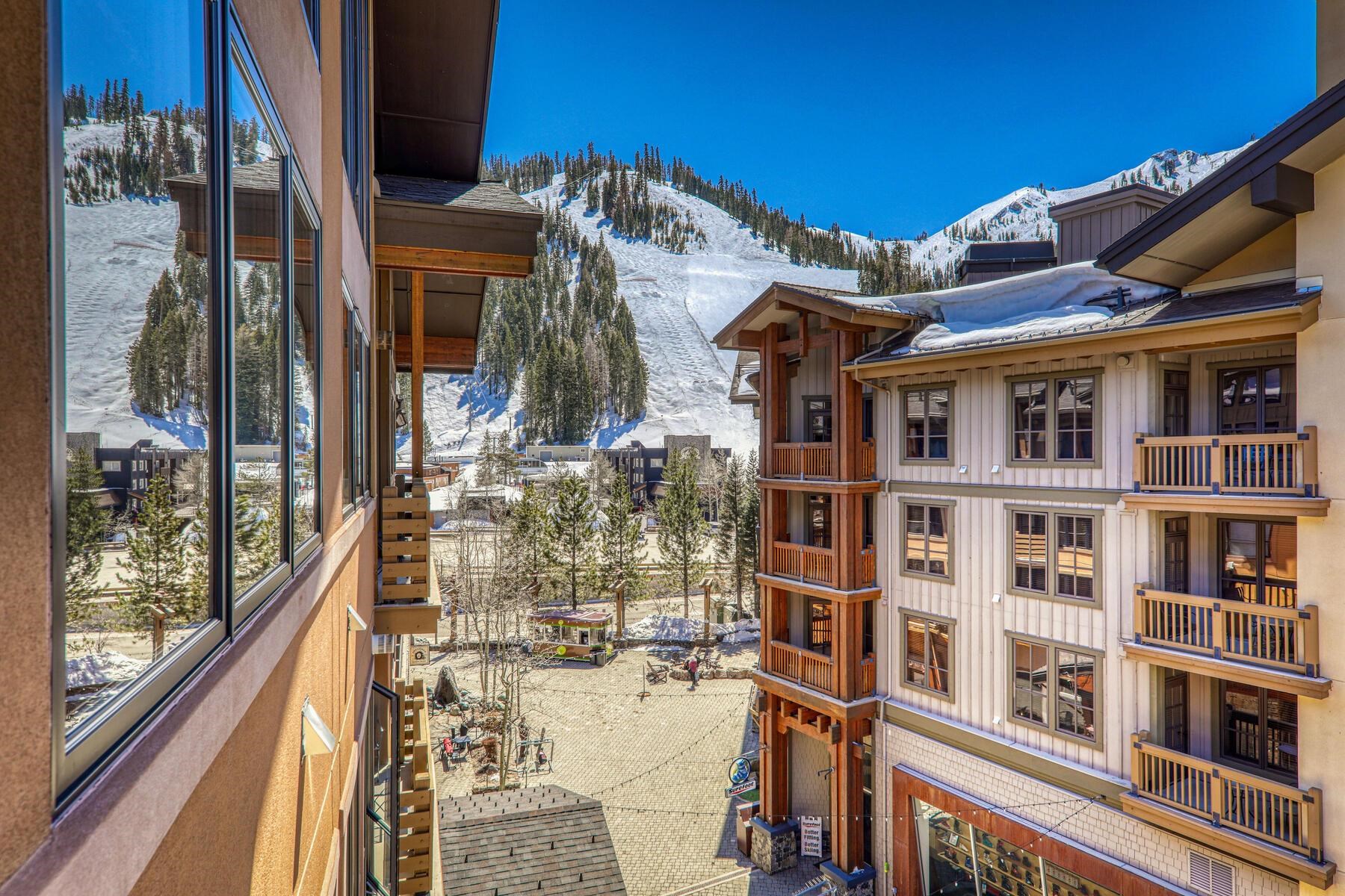 1750 Village East Road, Unit 5418 Olympic Valley, CA 96146 - Photo 3 of 21 a front view of a house with a glass windows