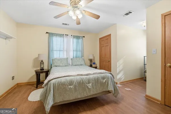 a view of road with trees