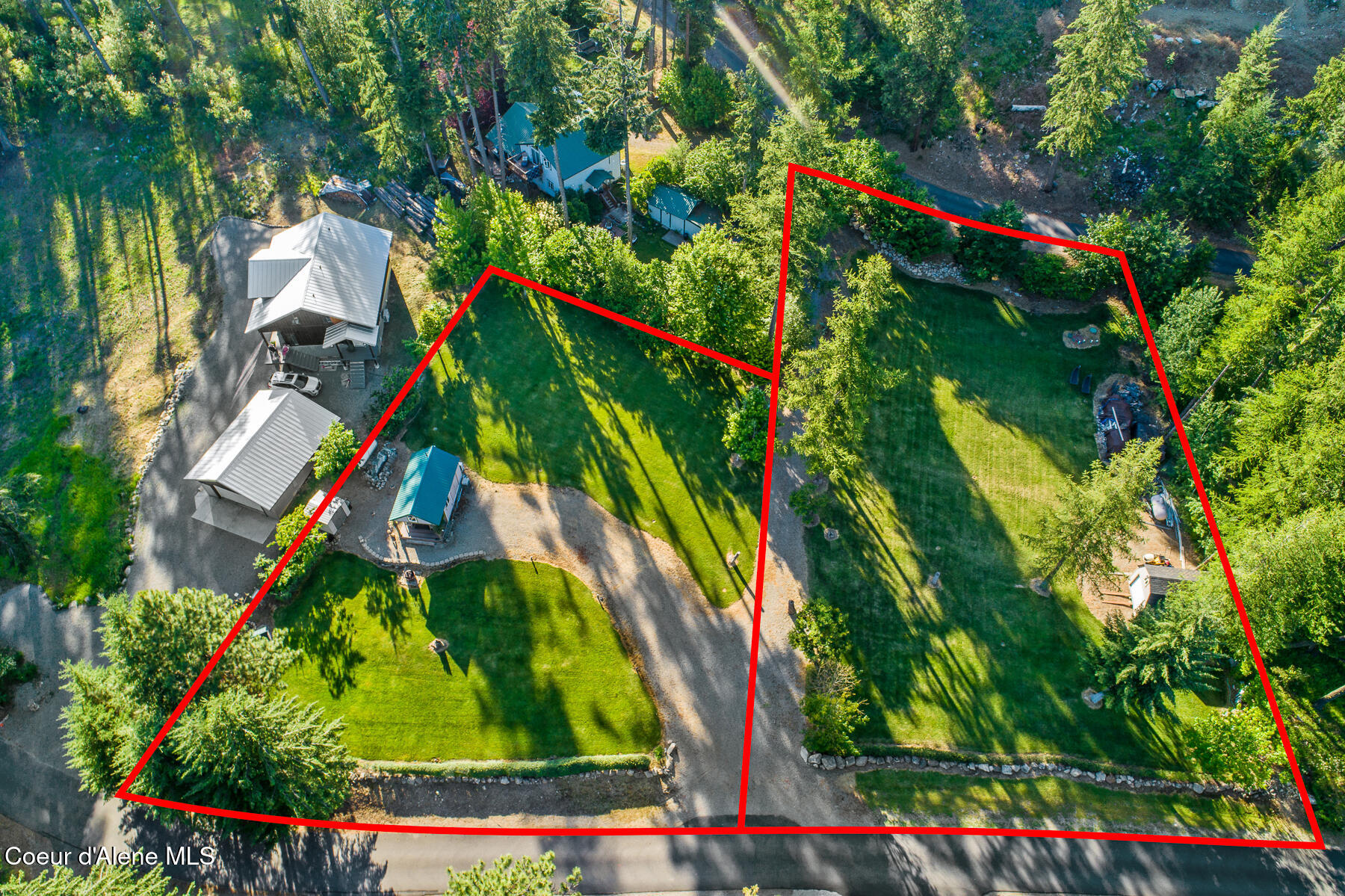 461-463 Glacier Loop Road Athol, ID 83801 - Photo 11 of 24 Aerial_461_463GlacierLoopRd-1_Outlined-1
