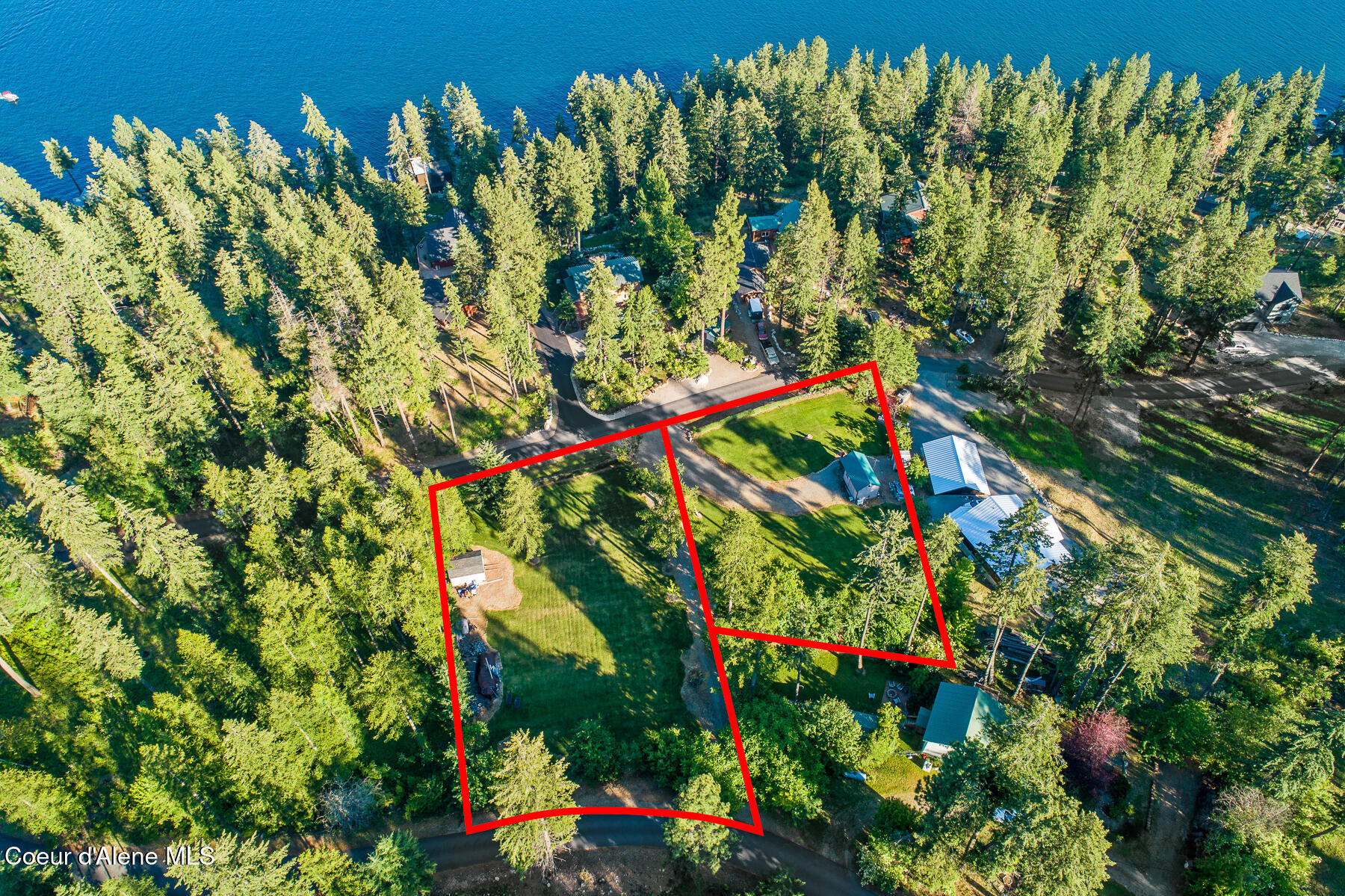 461-463 Glacier Loop Road Athol, ID 83801 - Photo 12 of 24 Aerial_461_463GlacierLoopRd-2_Outlined-1