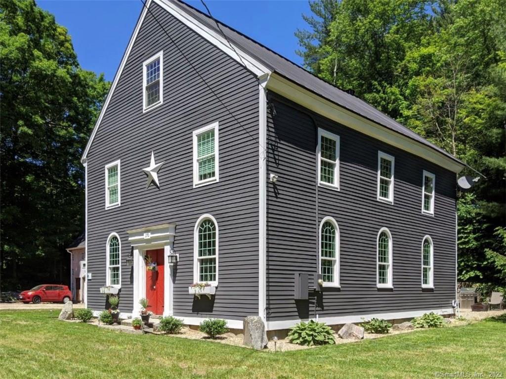 170 East Plymouth Road Plymouth, CT 06786 - Photo 1 of 1 Once called Saint Matthew's Church in East Plymouth, this Beauty is on the National Registry for Historic Places. Through the years it endured a modification of becoming a home while preserving it's historic features and structural integrity. Each piece of interior wood used for restoration holds a story from where it was salvaged. Replacement boards to repair the damaged hardwood floors were found underneath the church in a crawl space. Original to the church, yet never needed.