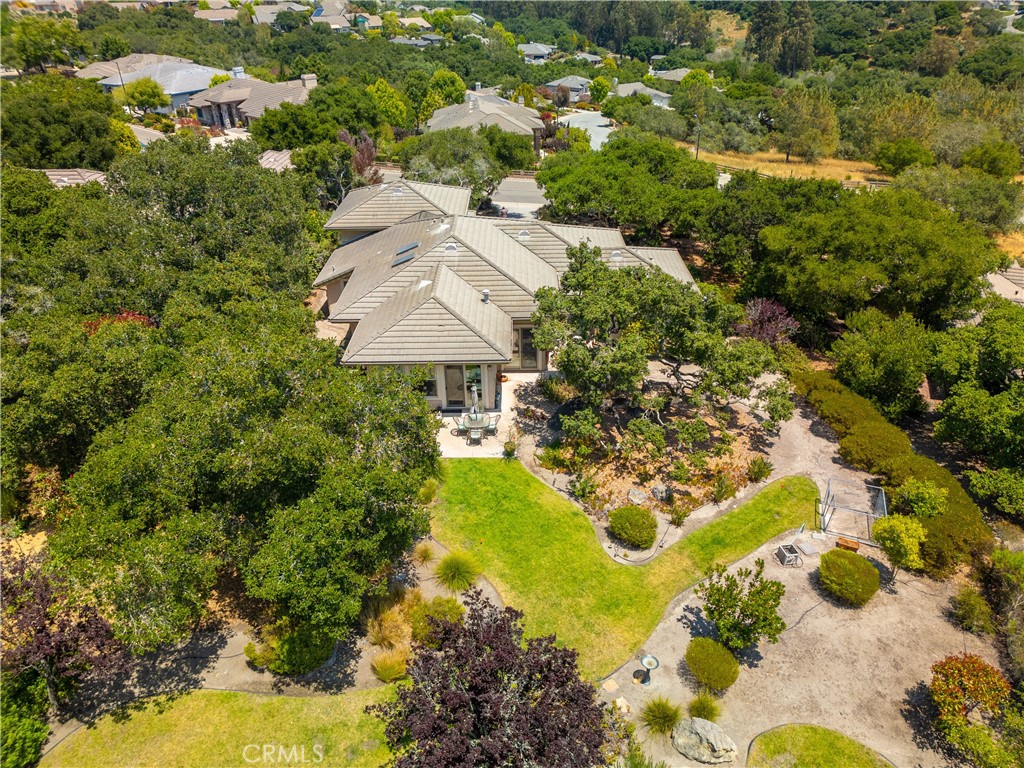 149 Andre Drive Arroyo Grande, CA 93420 - Photo 49 of 67 an aerial view of residential house with swimming pool and green space