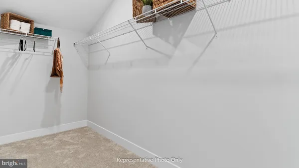 a view of a walk in closet