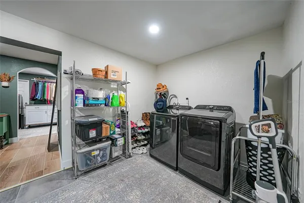 a view of a terrace with chairs